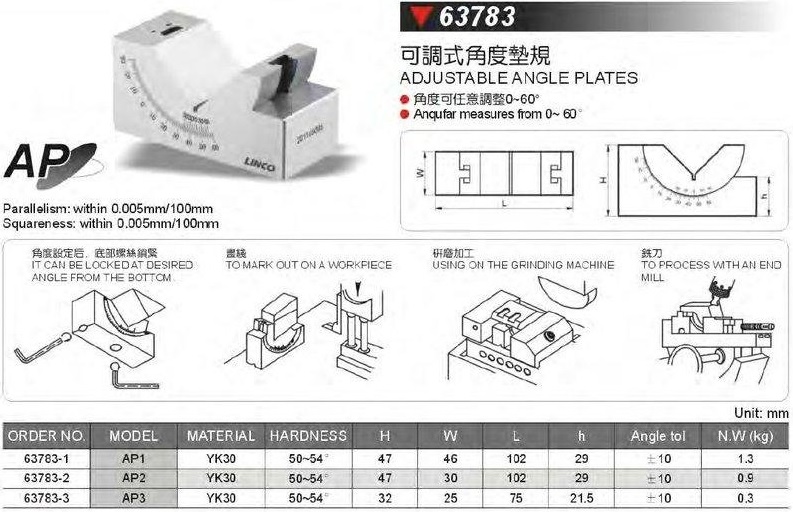 可調式角度墊規規格